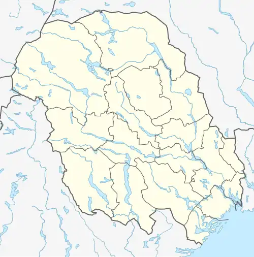 Ulefoss is located in Telemark