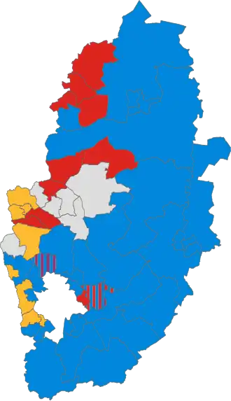 2009 results map