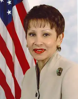 Nydia Velázquez (BA 1974), U.S. Representative, D-New York (1993–present)[45]