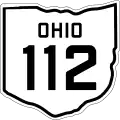 State Route 112 marker
