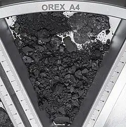 Samples of asteroid 101955 Bennu, returned by OSIRIS-REx in 2023