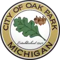 Official seal of Oak Park, Michigan
