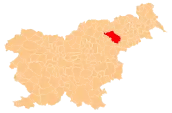 The location of the Municipality of Slovenska Bistrica
