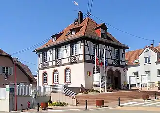 The town hall in Oberhoffen-lès-Wissembourg