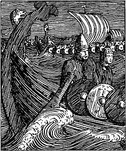 Illustration for St. Olaf's Saga, Heimskringla (1897)