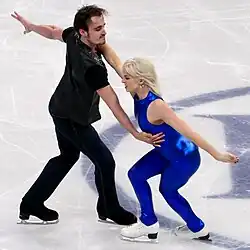 Olivia Smart and Tim Dieck at the 2024 World Championships