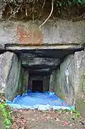 Entry to the burial chamber