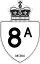 Highway 8A marker