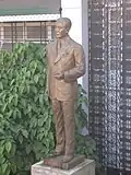 Osmeña's statue inside the CAP Development Center in Cebu City.