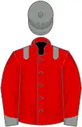 Red, grey epaulets, cuffs and cap