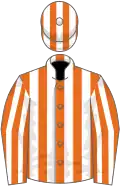 Orange and white stripes