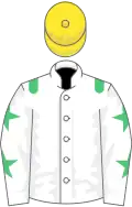 White, Emerald Green epaulets and stars on sleeves, Yellow cap