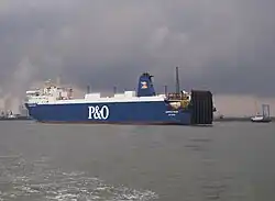 P&O "European Trader" in 2010