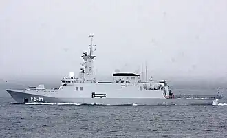 The Venezuelan patrol boat Guaiquerí, a variant of the ALFA3000 design