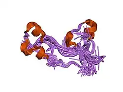 1rgo: Structural Basis for Recognition of the mRNA Class II AU-Rich Element by the Tandem Zinc Finger Domain of TIS11d