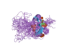 2bbu: solution structure of mouse socs3 in complex with a phosphopeptide from the gp130 receptor