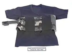 Coolmax t-shirt with inserted Active Cooling Vest (ACV)