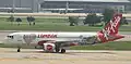 Airasia PK-AXU in Lombok livery