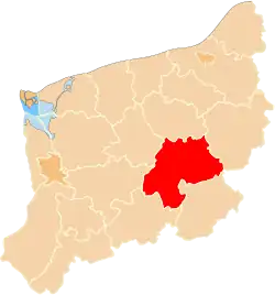 Location within the voivodeship