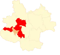 Location of Gmina Koło