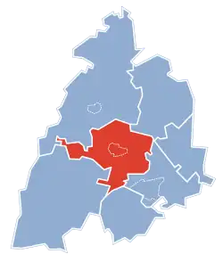 Gmina Mońki within the Mońki County