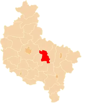 Location within the voivodeship