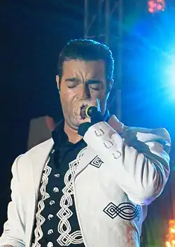 Pablo Montero performing in Cancún, 2011