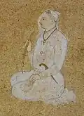 Painting of Mian-Moin-ul-Mulk (Mir Mannu)
