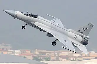 JF-17 Thunder became the first indigenous combat aircraft produced by the country.
