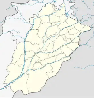 Bhera is located in Punjab, Pakistan
