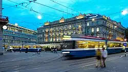 Paradeplatz, heart of Zurich's financial centre