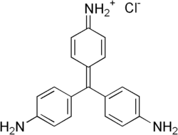A resonance structure for pararosaniline hydrochloride