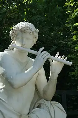 Acis playing the flute by Jean-Baptiste Tuby