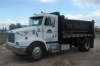 Class 7 Peterbilt 330 dump truck.