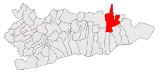 Location in Călărași County