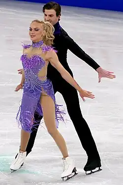 Phebe Bekker and James Hernandez at the 2024 World Championships