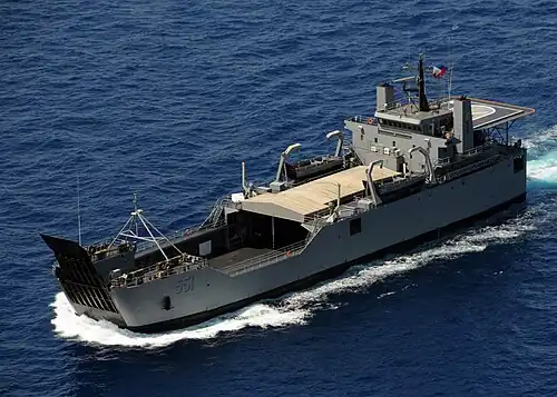 BRP Dagupan City during Balikatan 2010 exercises (BK10).
