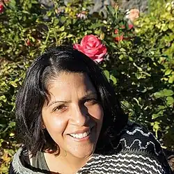 Claudia Guadalupe Martinez at the El Paso Rose Garden