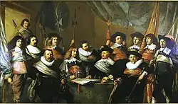Civic guard (schutterstuk) in Haarlem, 1642