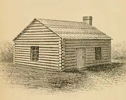 Original Pike County Courthouse, built 1821