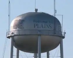 The Plains water tower