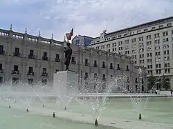 Statue of the President Arturo Alessandri at Citizenry Square