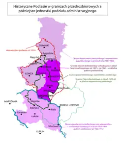 Polesia or Podlachia in eastern Poland