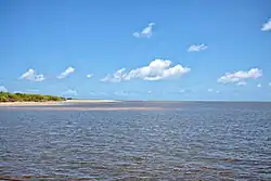 Mouth of the Manguaba River, the border between Japaratinga and Porto de Pedras