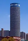 The exterior of Ponte Tower
