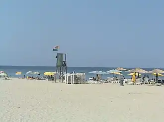 The beach of Neoi Poroi