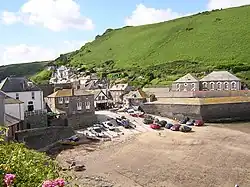 Port Isaac, a historic fishing village on the north coast of Cornwall