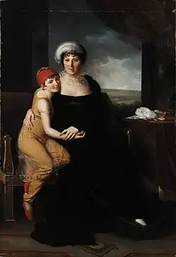 Henriette Campan and her pupil Pholoé, 1807