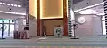 The prayer hall of Masjid Al-Muttaqin nearing the Maghrib prayer time
