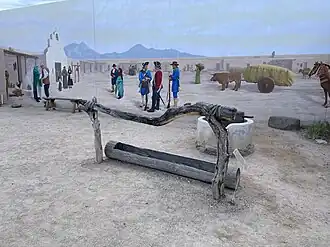 Presidio Tucson Museum, portion of a mural by Bill Singleton, 1972